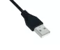 Preview: USB type C to A charging cable, USB type C to A plug, 5V, 3A, OD: 3.5mm, black, DINIC polybag, 1m